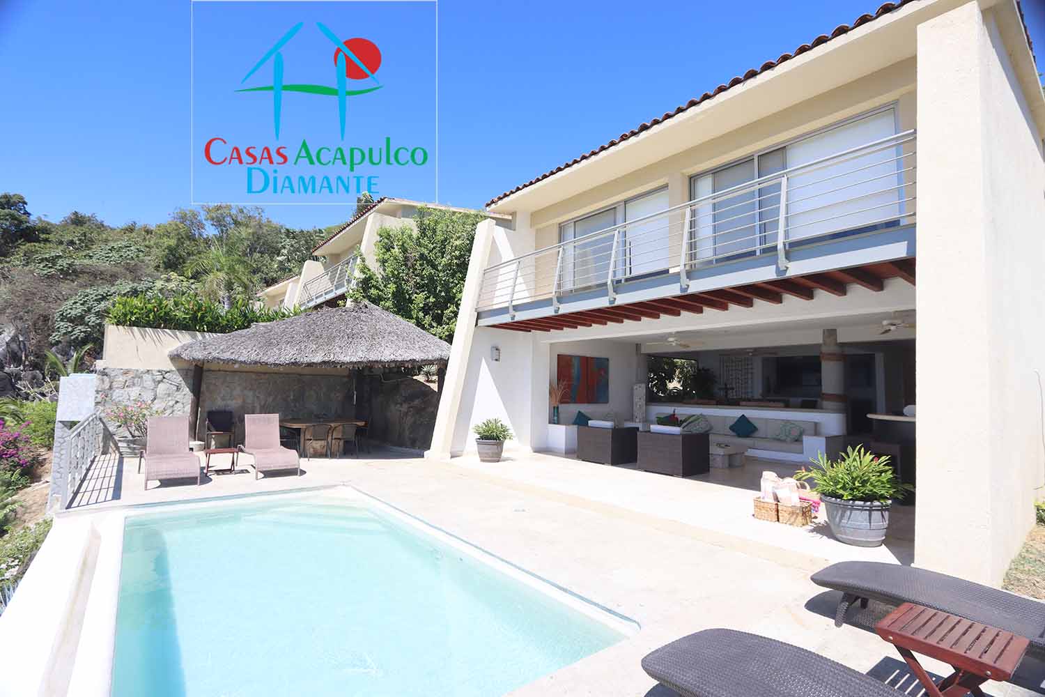 Brisas del Marqués Villa Marlin - Terraza con alberca 3
