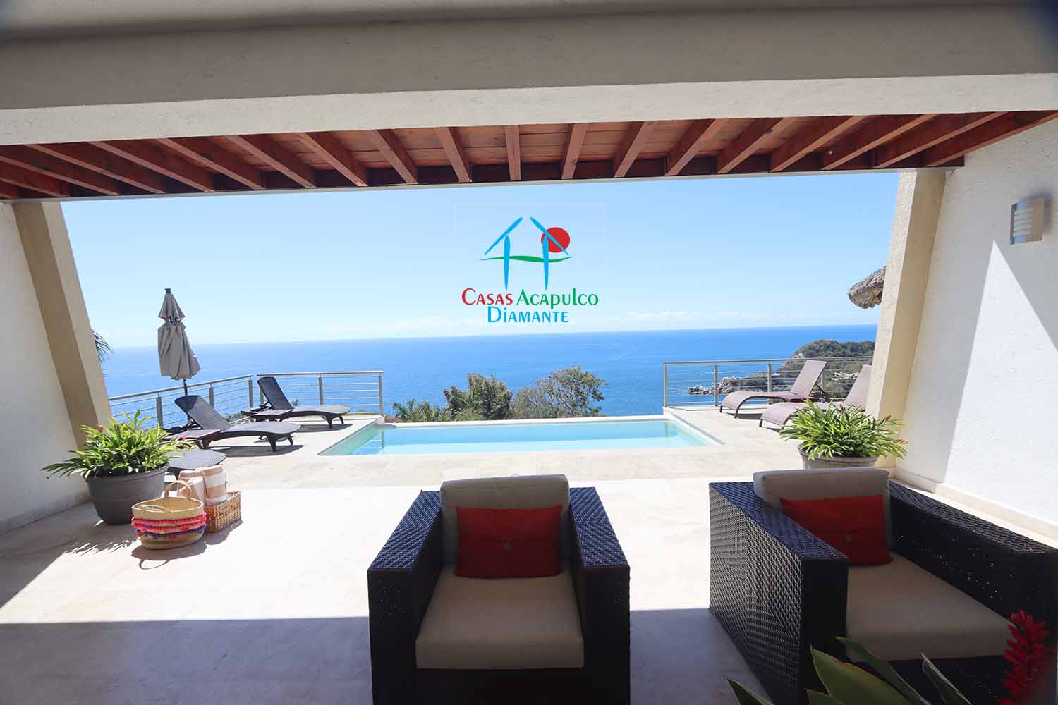 Brisas del Marqués Villa Marlin - Terraza con alberca 4