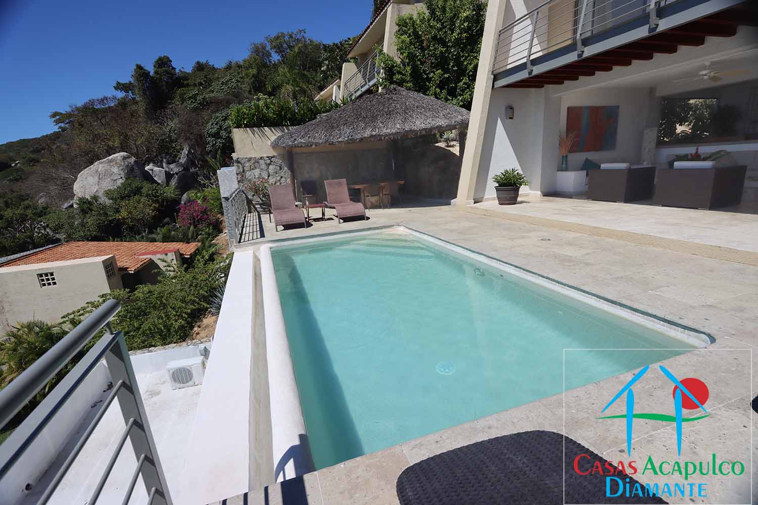 Brisas del Marqués Villa Marlin - Terraza con alberca 8