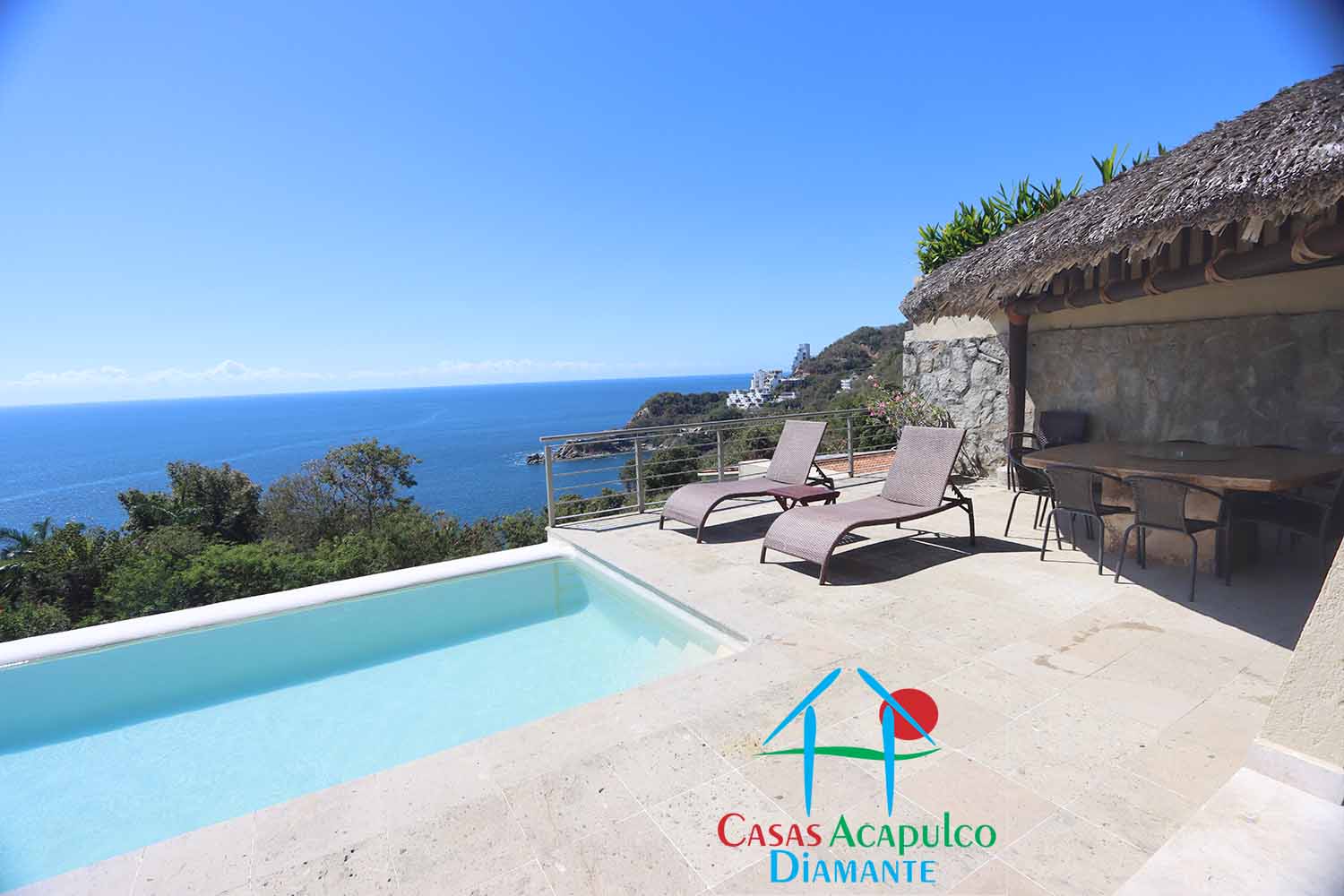 Brisas del Marqués Villa Marlin - Terraza con alberca 9