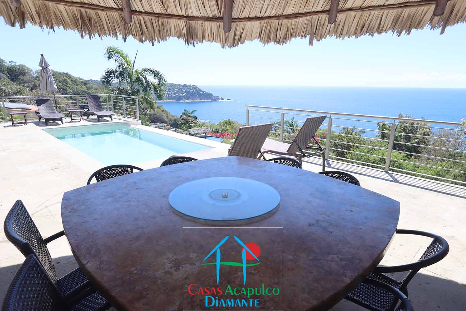 Brisas del Marqués Villa Marlin - Terraza con alberca 11