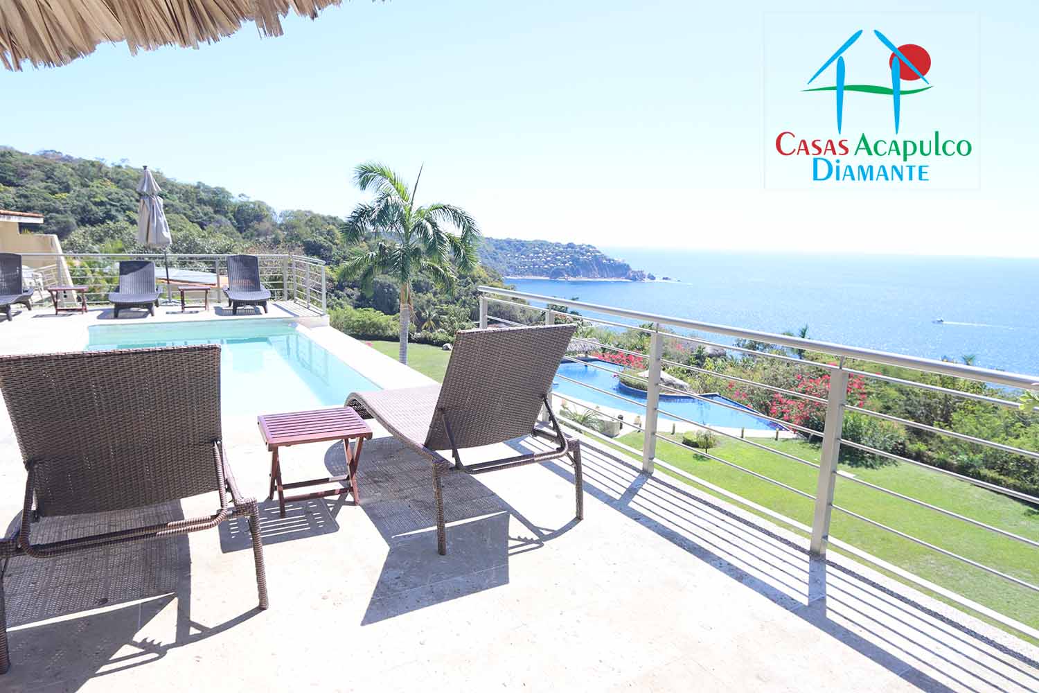 Brisas del Marqués Villa Marlin - Terraza con alberca 13