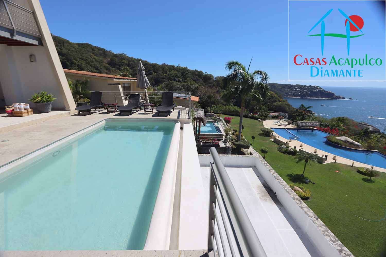 Brisas del Marqués Villa Marlin - Terraza con alberca 14