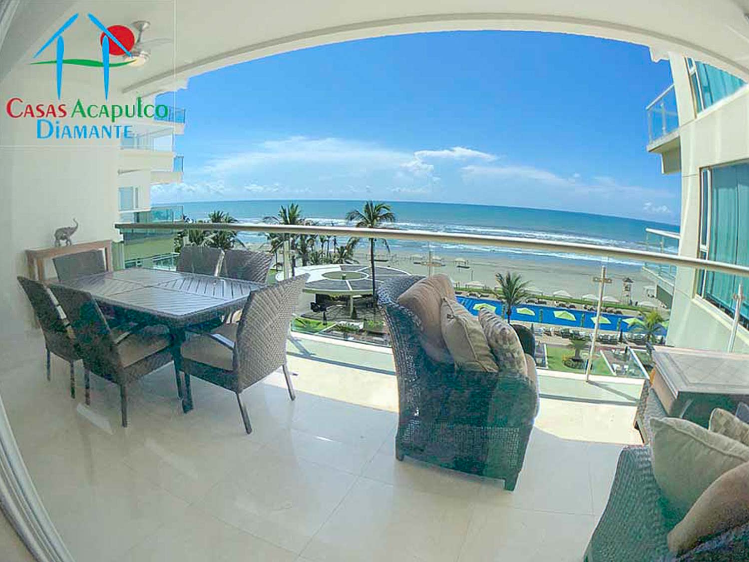 Ocean Front 406 - Terraza 1