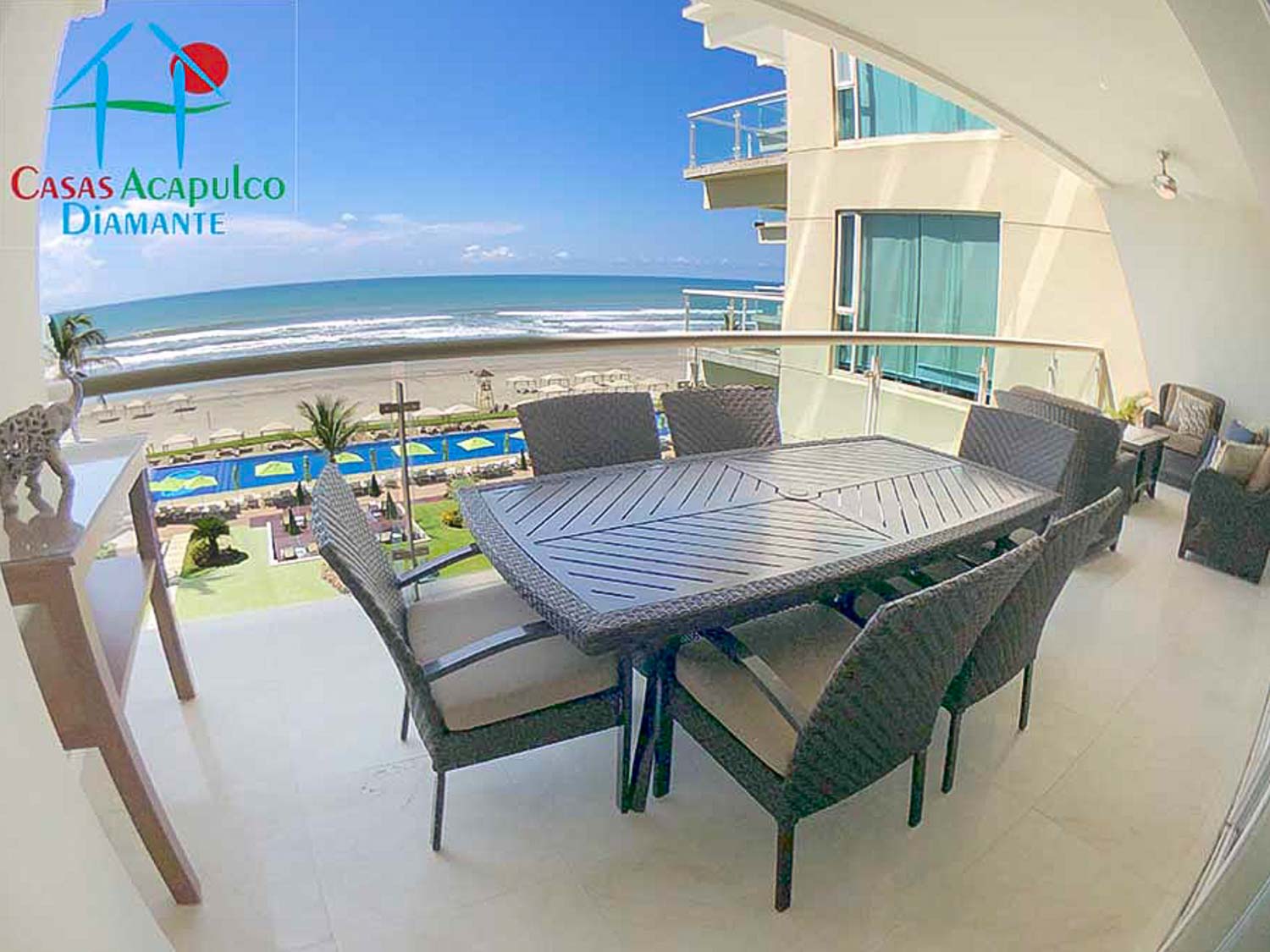 Ocean Front 406 - Terraza 2