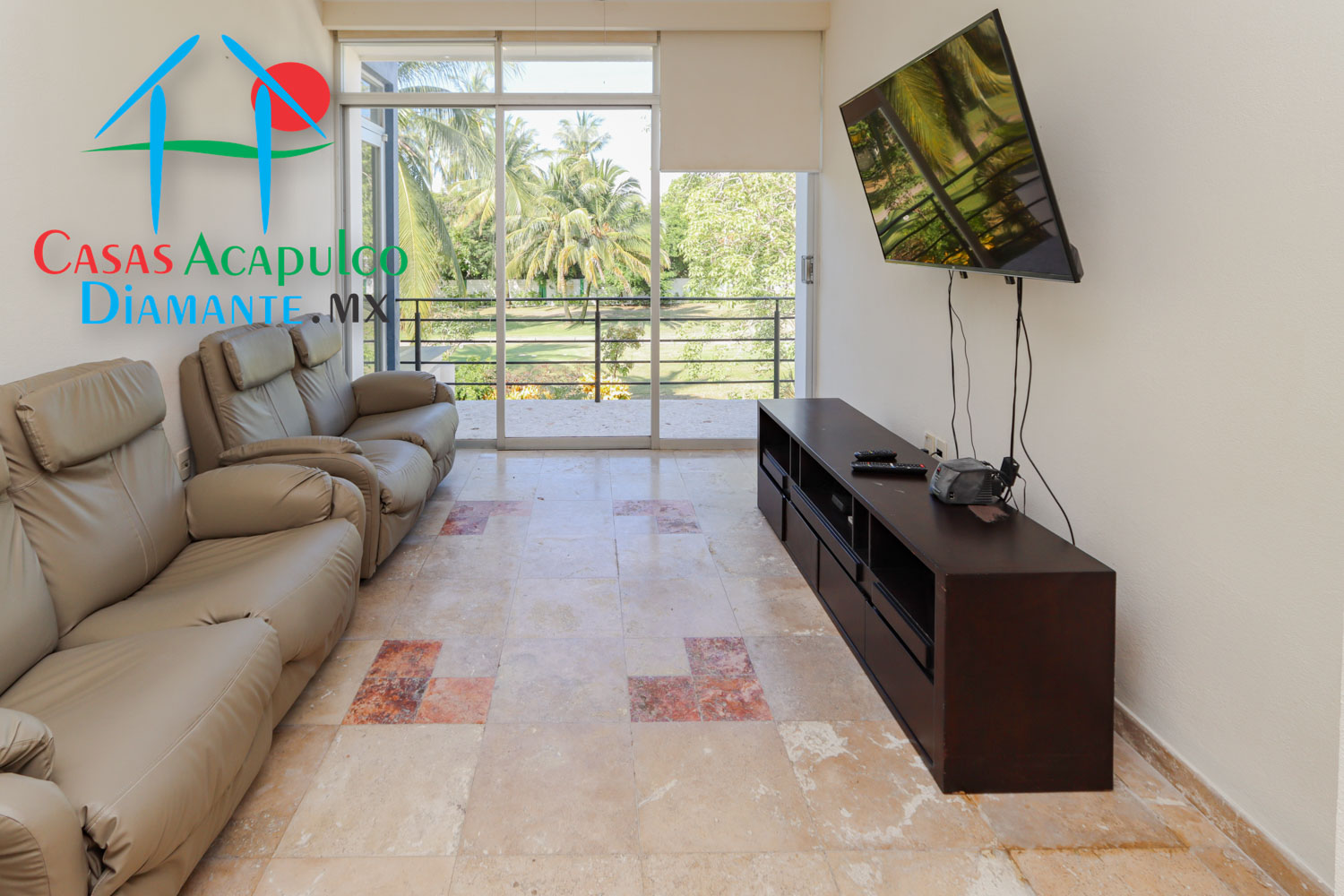 Villas Xel-Ha 45 - Sala de televisión 1