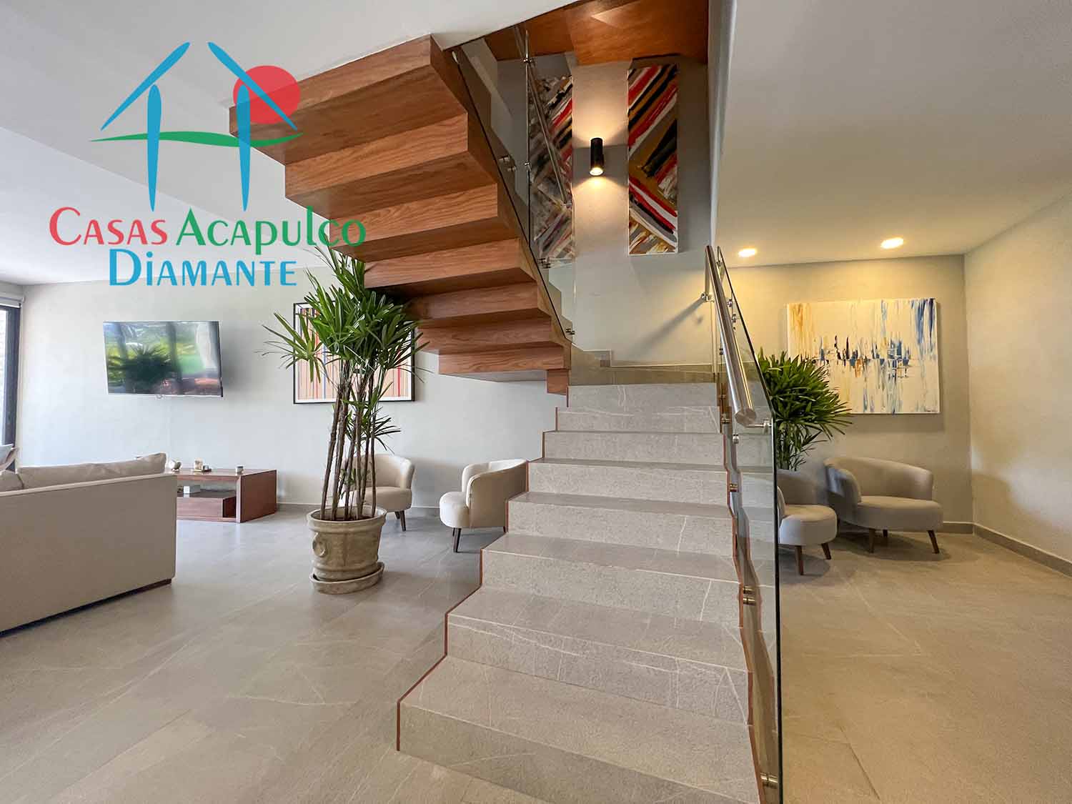 Marelas casa 9 - Escaleras y hall de recámaras 1