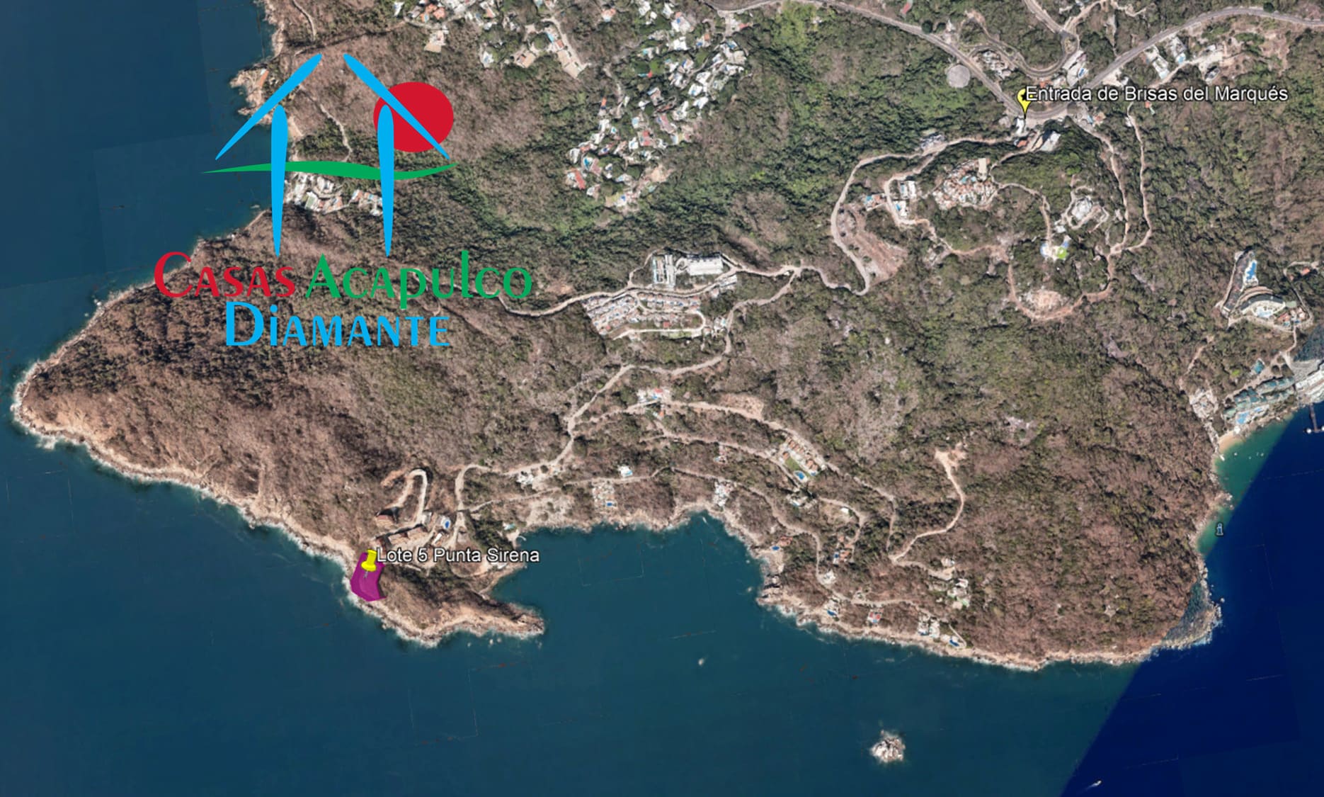 Terreno Brisas del Marqués Punta Sirena lote 5 - Vista aérea 2