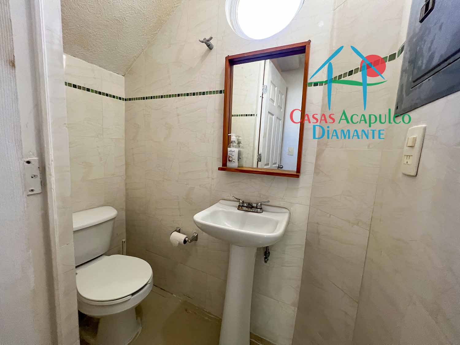 Puente del Mar Crystal I Casa 23 - Baño de visitas 1