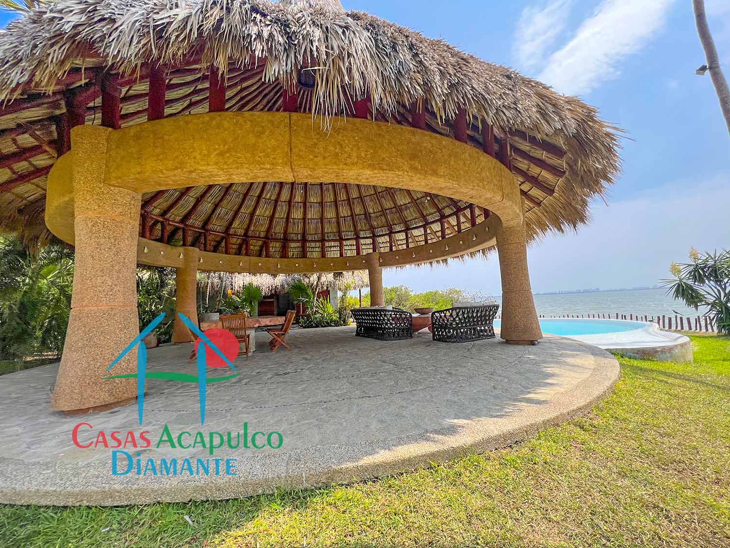 Casa Los Cocoteros - Palapa recámara máster 1