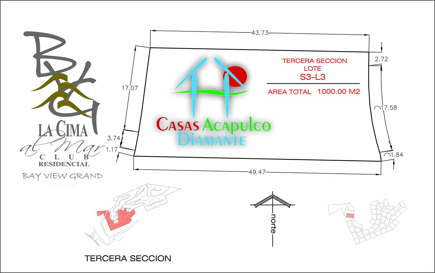 Terreno La Cima S3 L3 - Plano 1