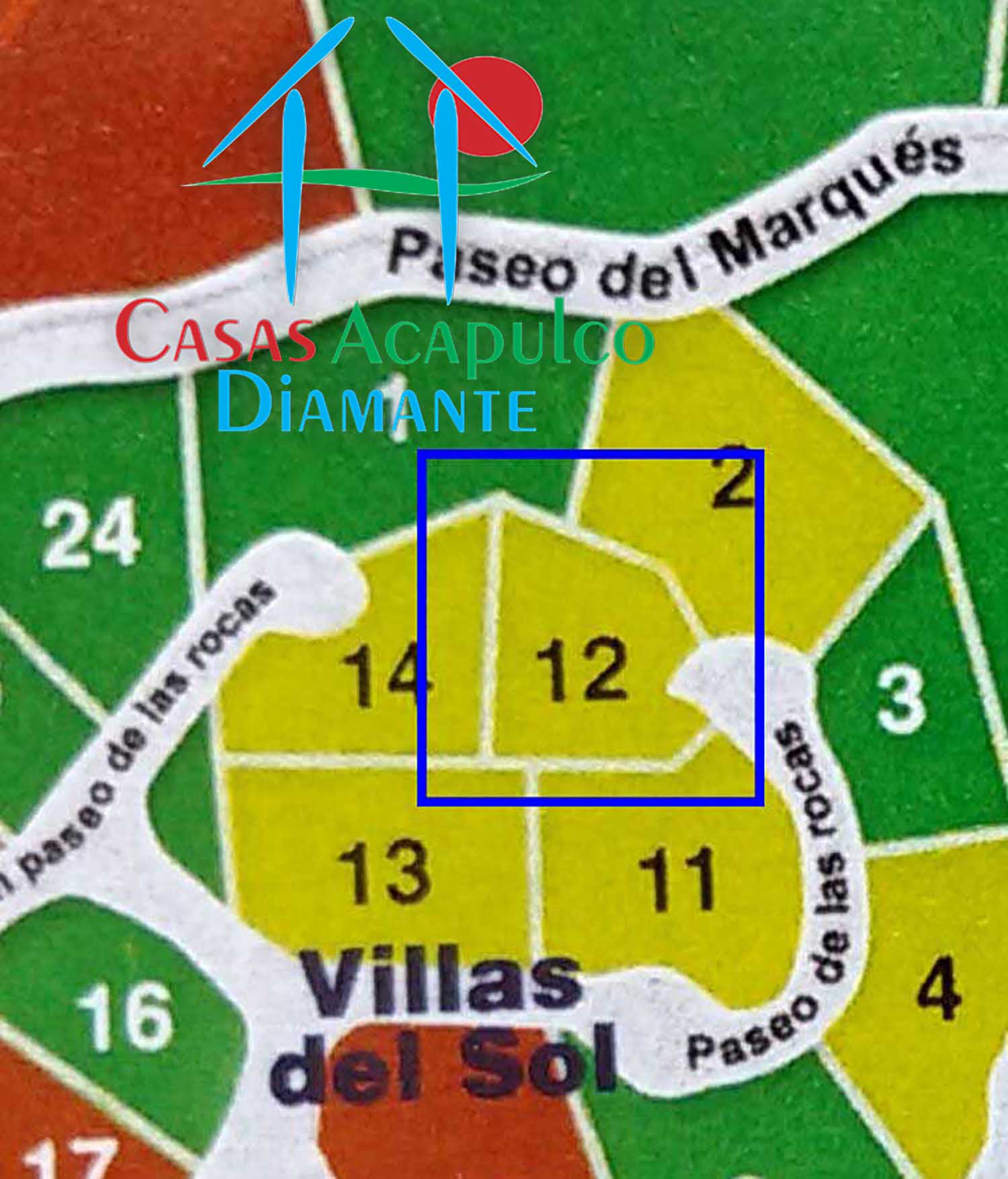 Terreno Real Diamante Villas del sol Lote 12 - Planos 1