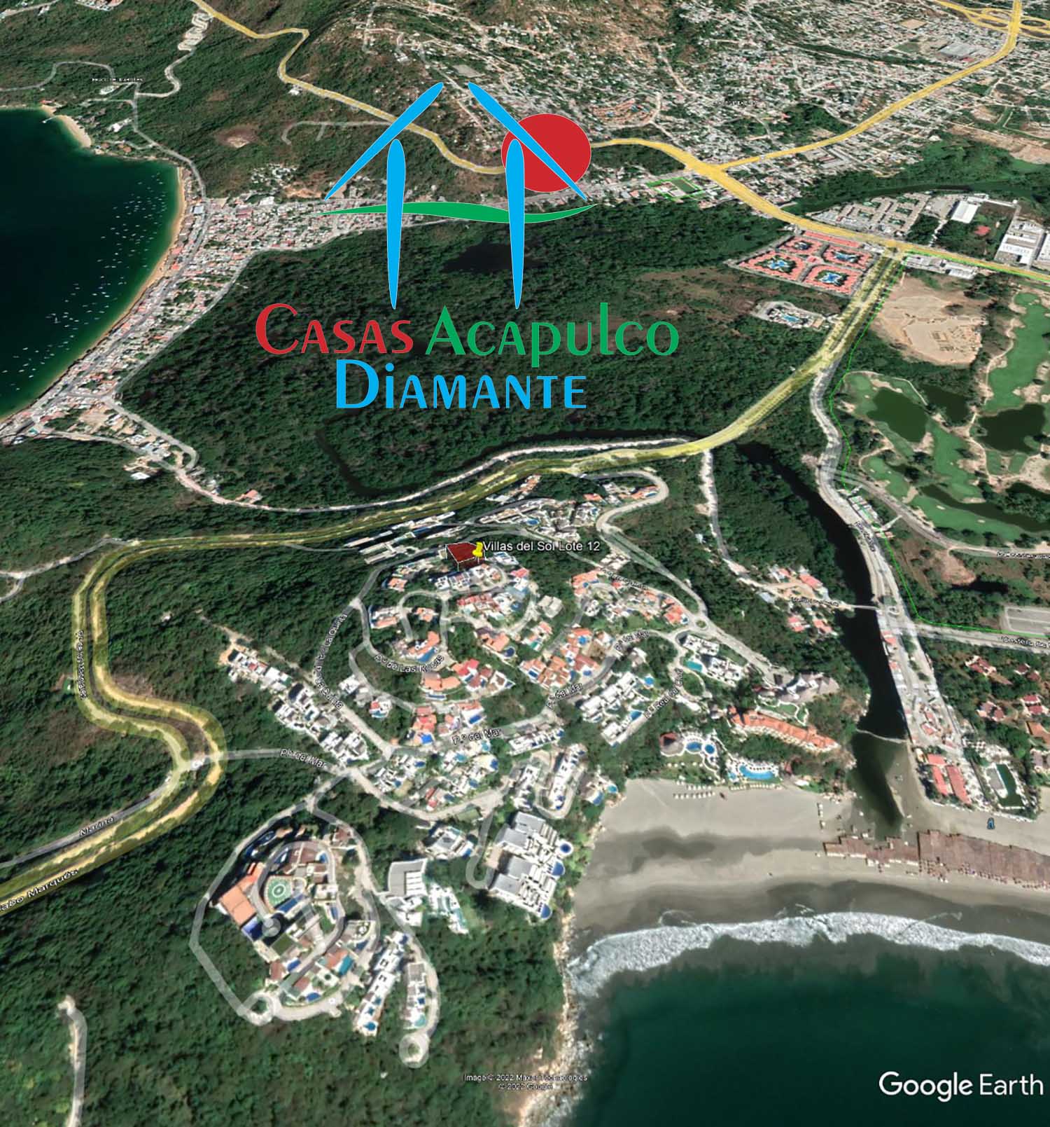 Terreno Real Diamante Villas del sol Lote 12 - Vista área 1