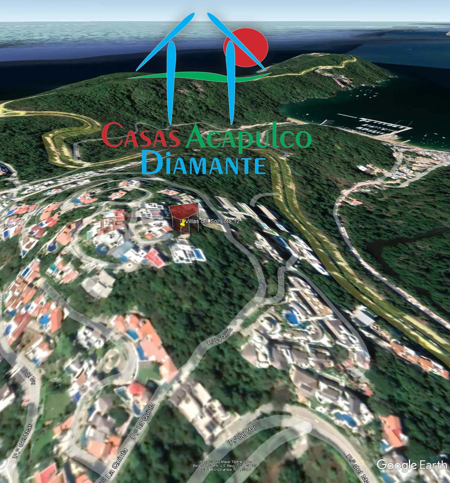 Terreno Real Diamante Villas del sol Lote 12 - Vista área 4