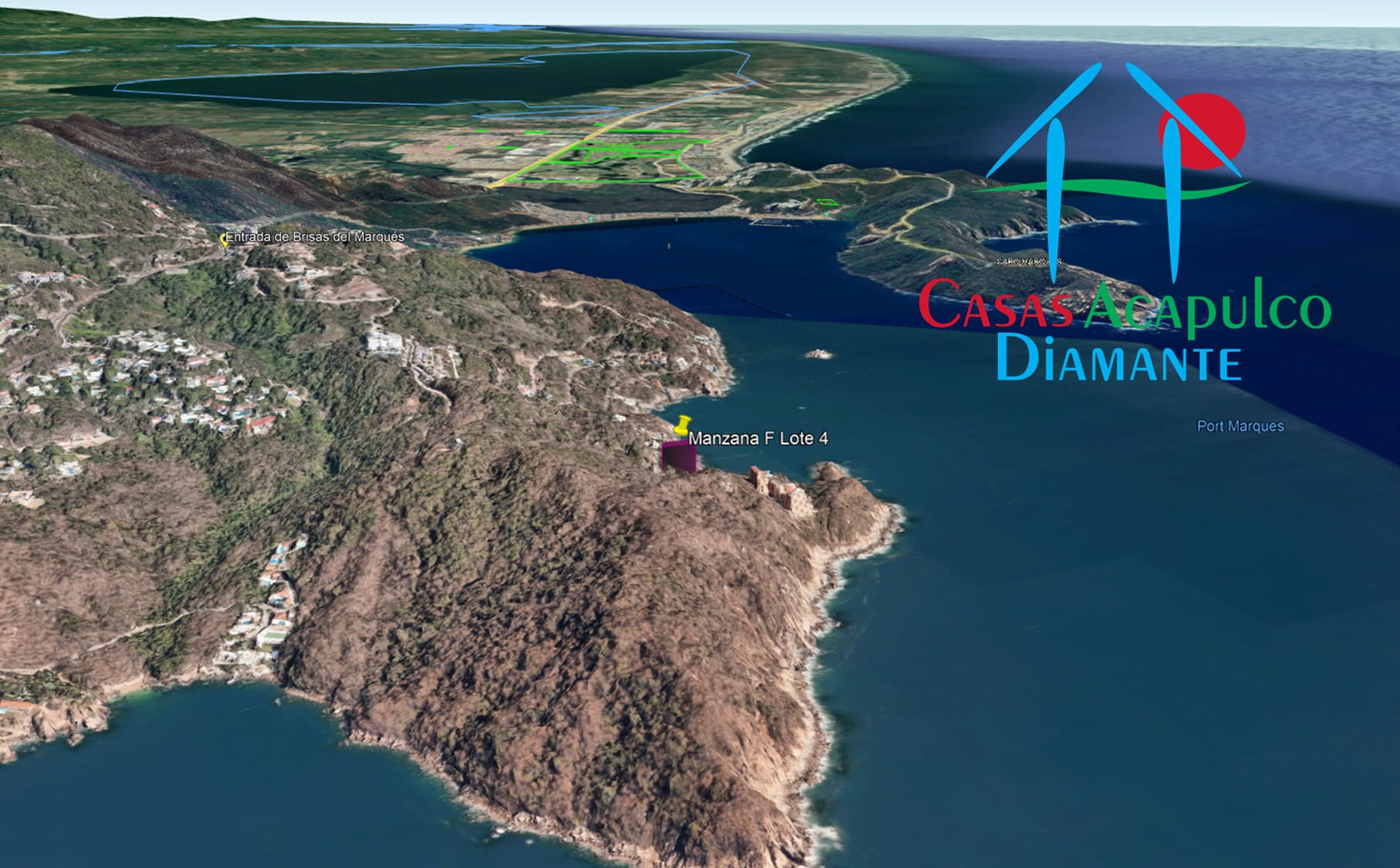 Terreno Brisas del Marqués Manzana F Lote 4 - Vista aérea 12