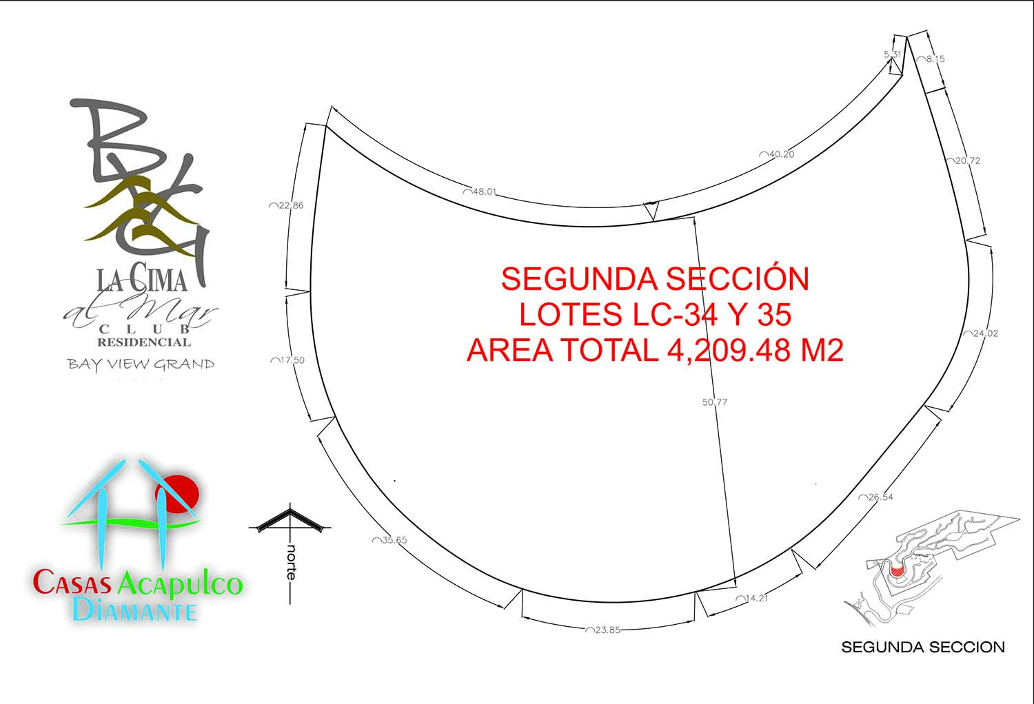 Terreno La Cima LC 34 y 35 - Plano 1