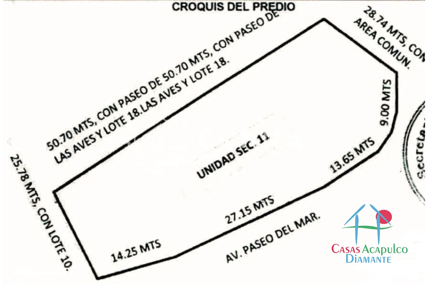 Terreno Real Diamante Lote 11 - Plano 1