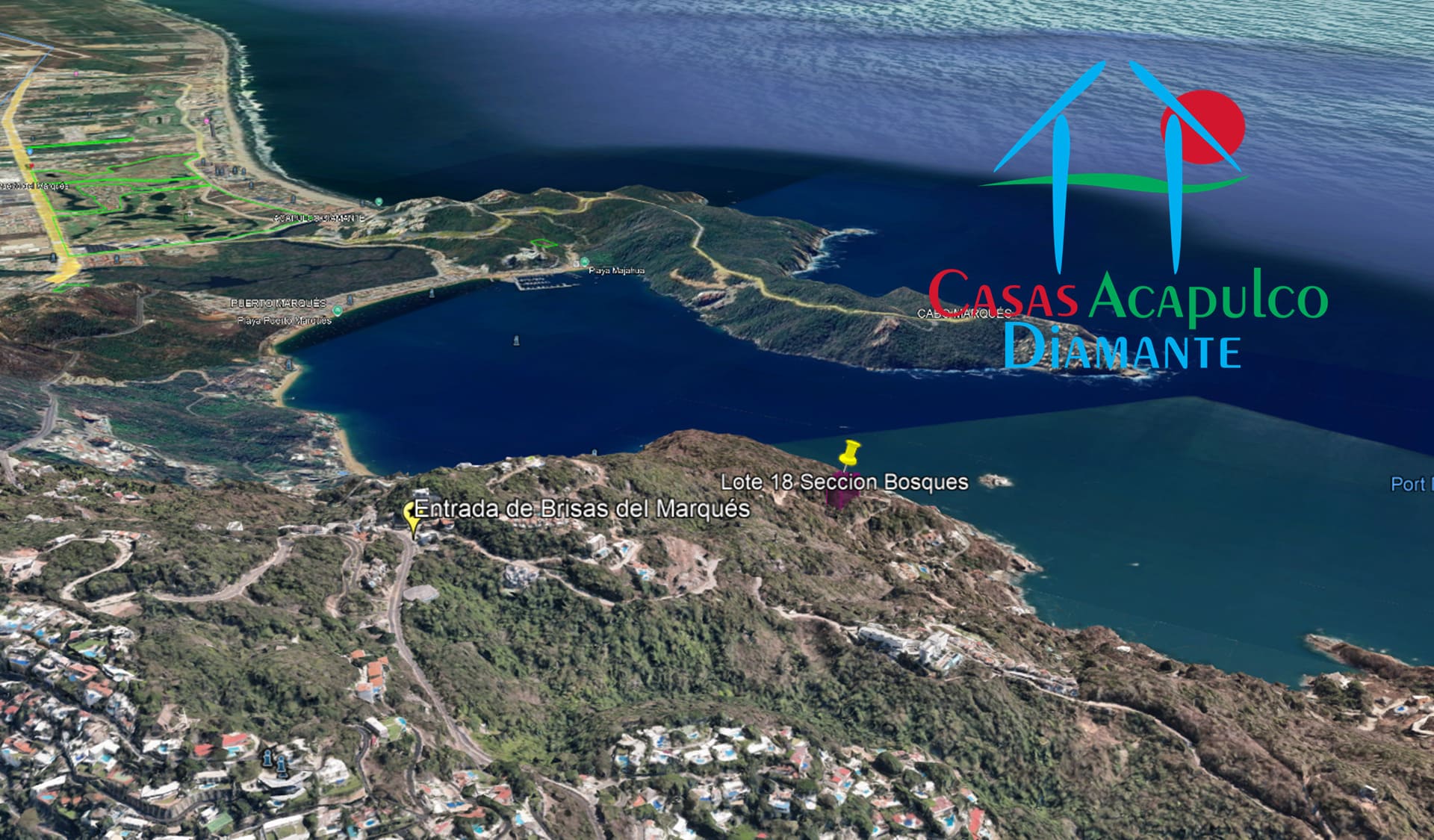 Terreno Brisas del Marqués Bosques lote 18 - Vista aérea 13