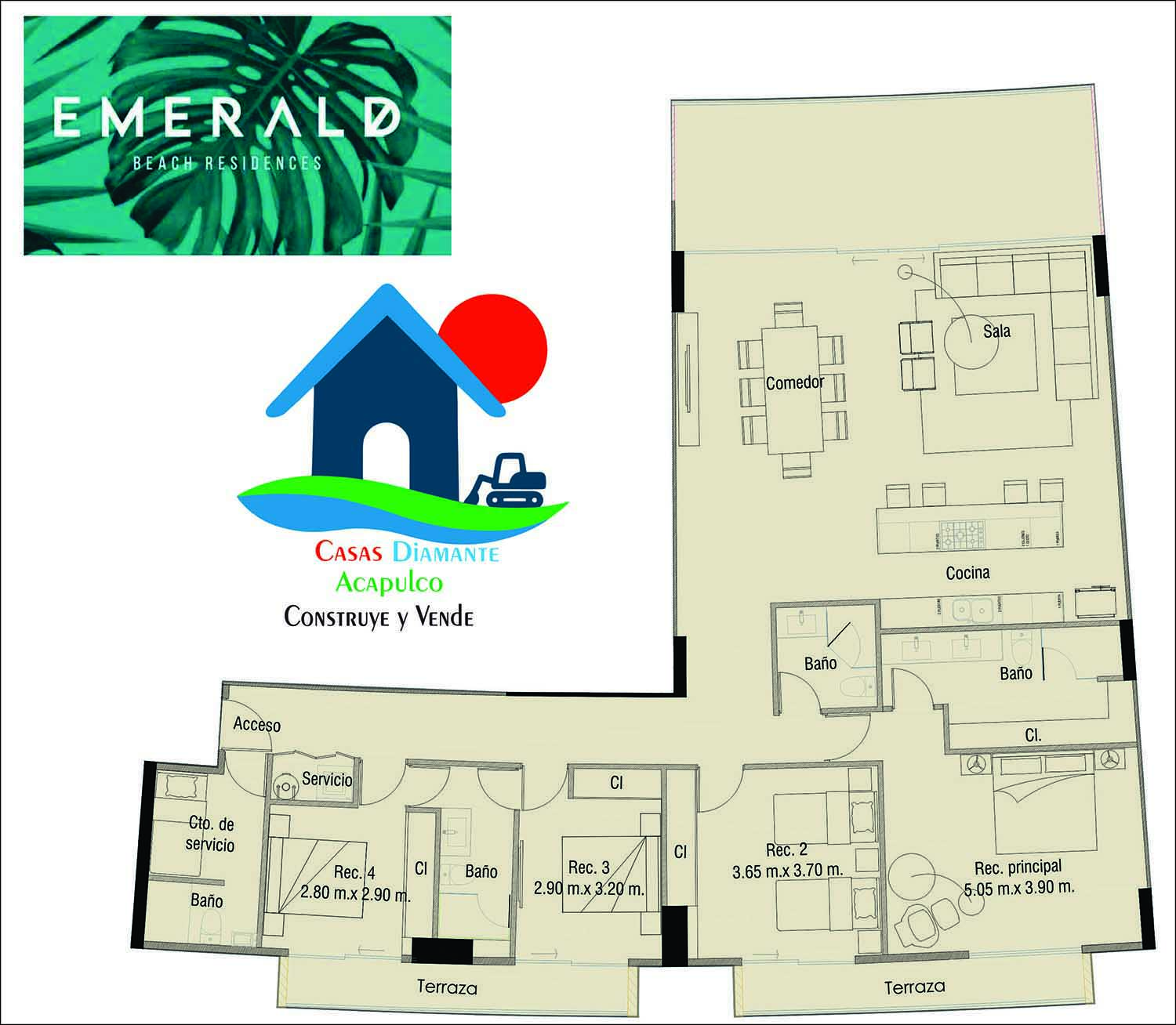 La Isla Emerald M7 - Plano 1