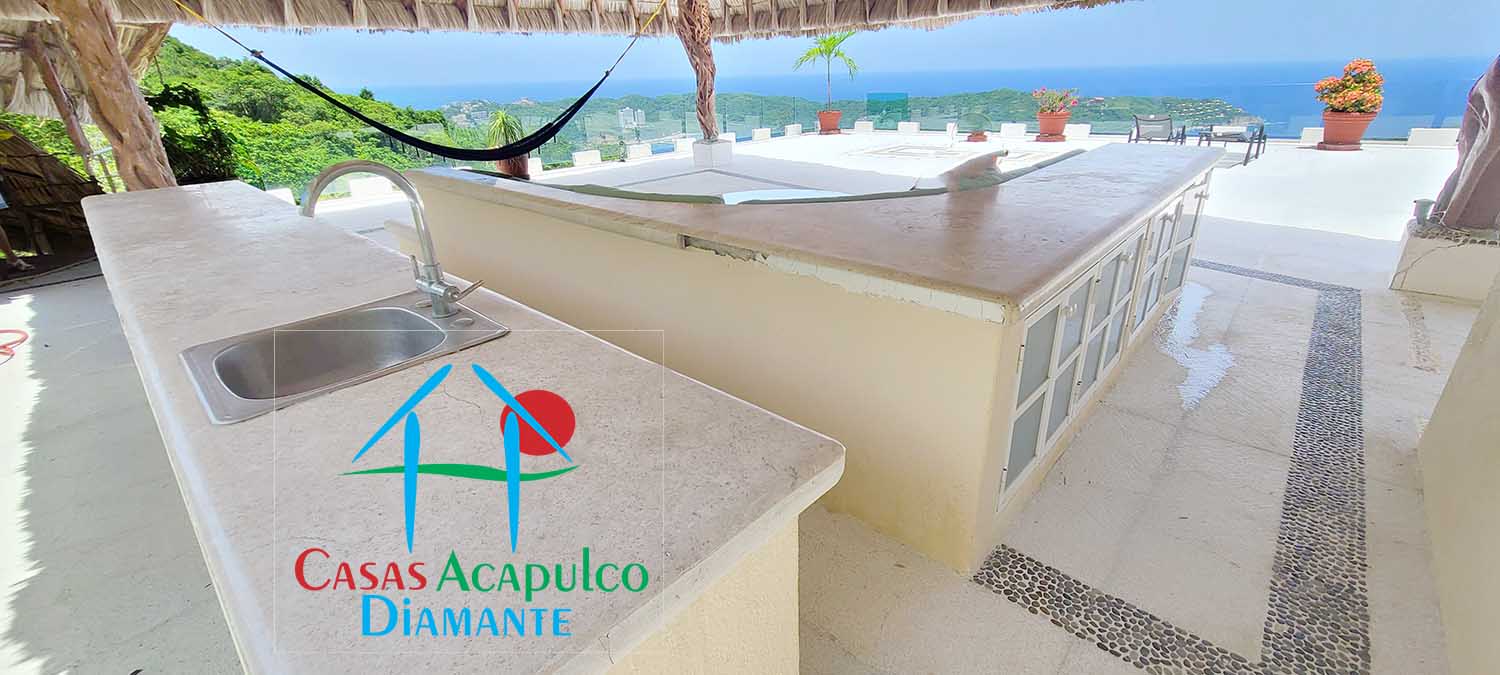 Punta Pichilingue Villa Linda - Roof garden con palapa 9