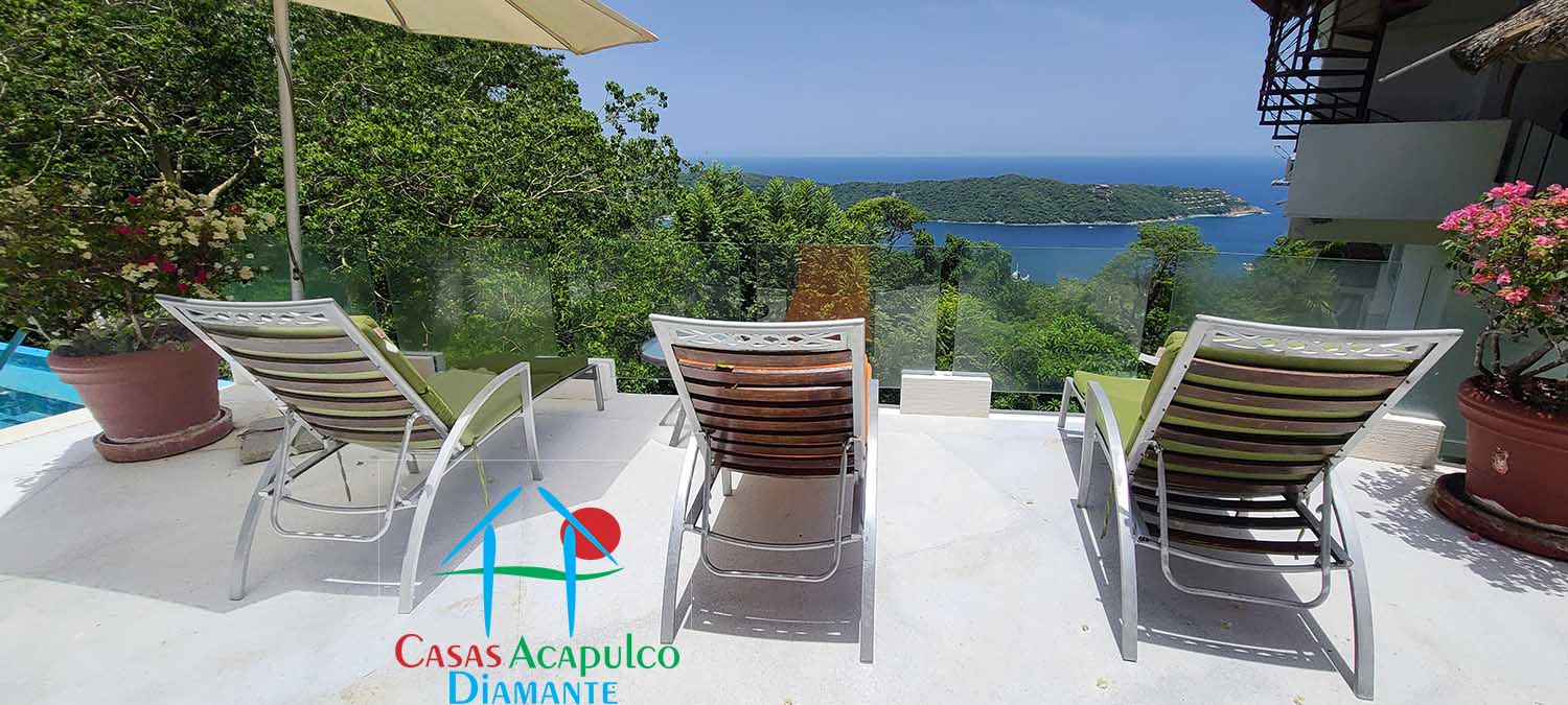 Punta Pichilingue Villa Linda - Terraza con alberca 9