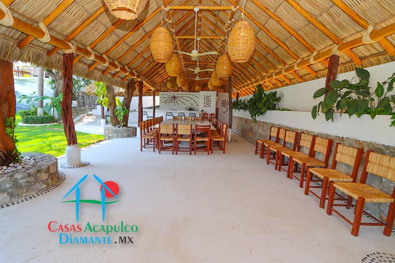 Joyas de Brisamar Villas Leo - Palapa comedor 4