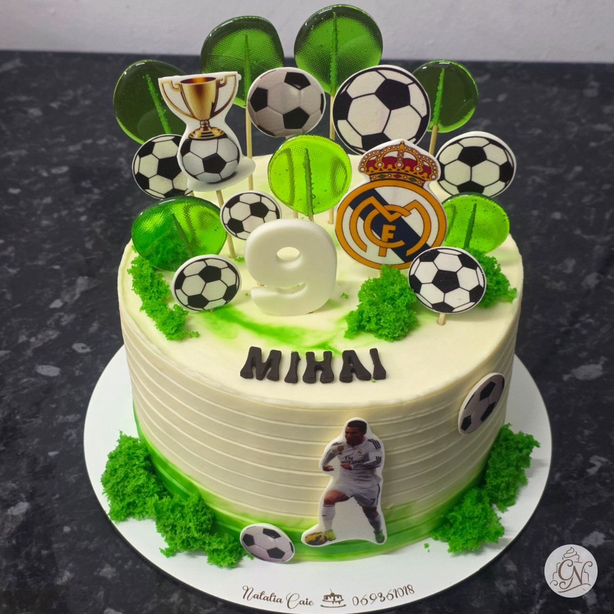 Tort Tematic Fotbal: Real Madrid, Cristiano Ronaldo și Acadele