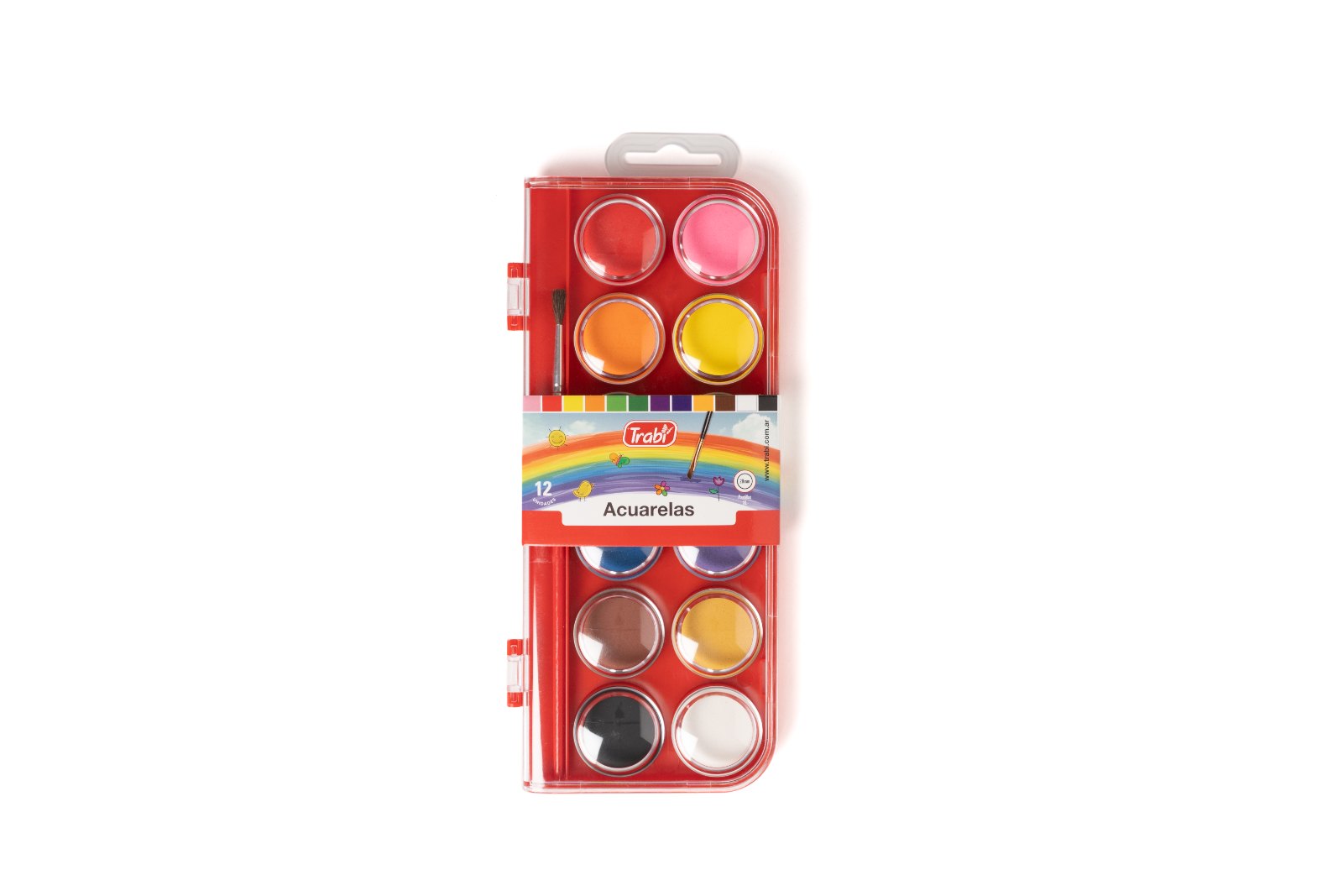 Acuarela x 12 estuche trabi