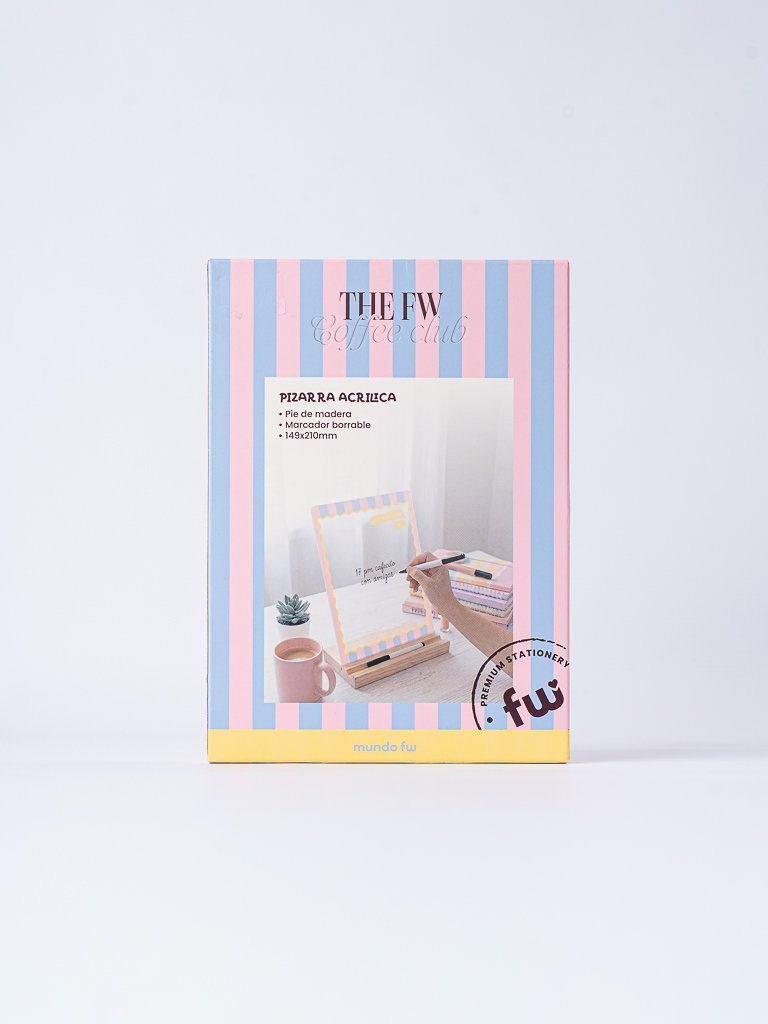 Pizarra acrilica fw coffee
