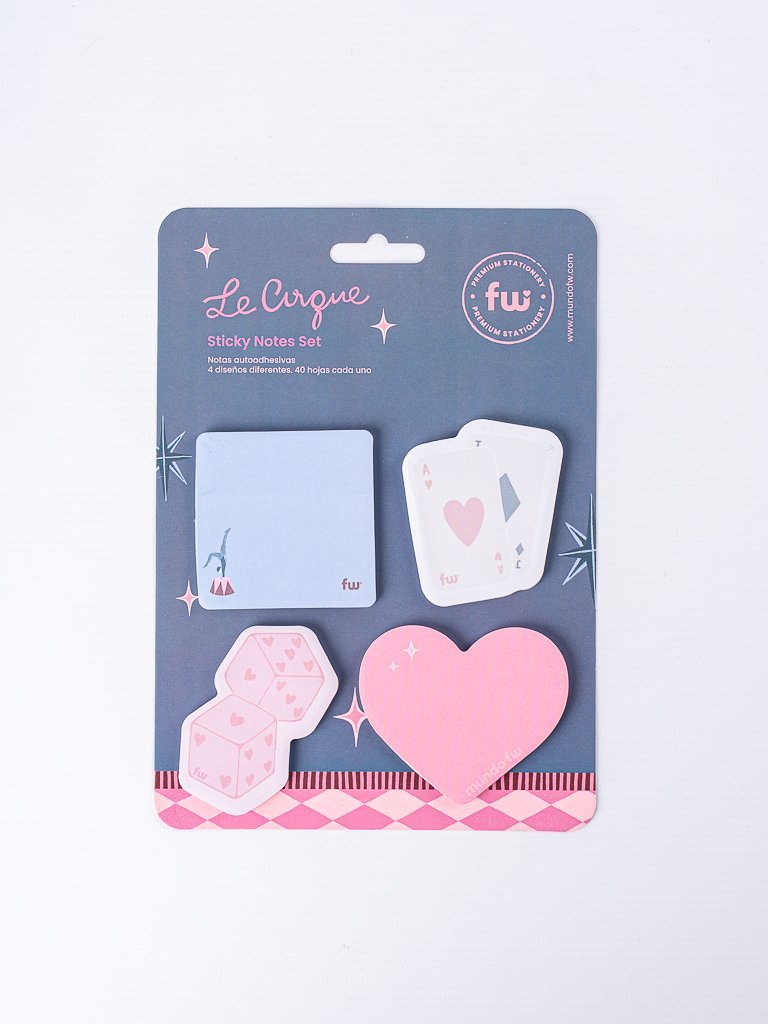 Sticky notes set le cirque
