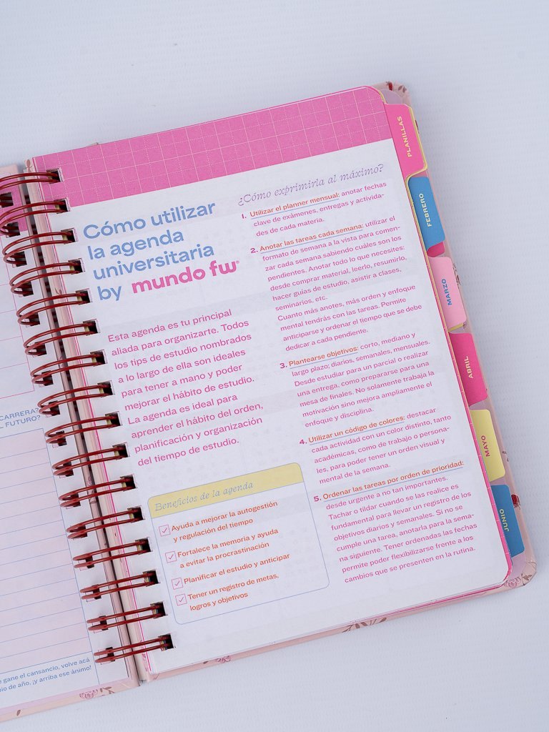 Agenda semanal c/esp 15x21 universitaria