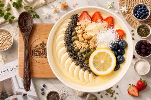 Lemon Cream Pie Smoothie Bowl