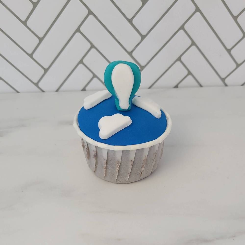 Cupcake Αερόστατο 3D