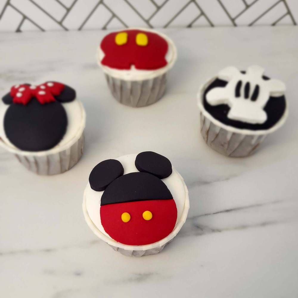 Cupcake Mickey mouse σετ-1