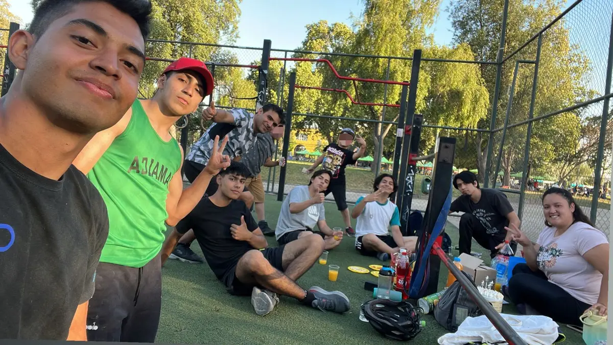 Clase de calistenia en Ñuñoa