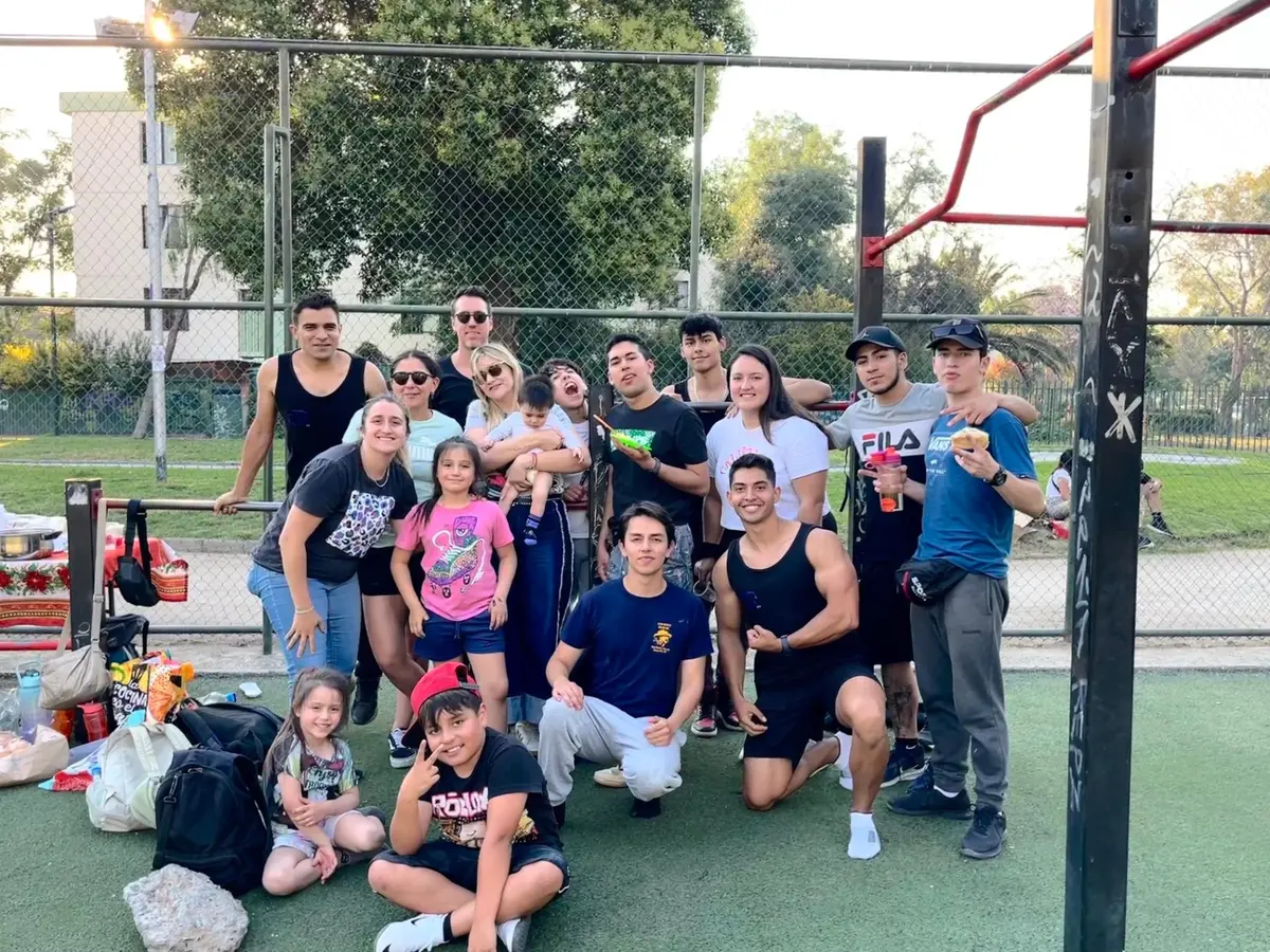 Clase de calistenia en Ñuñoa