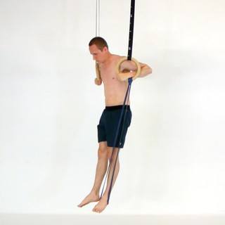 Assisted rings muscle-up