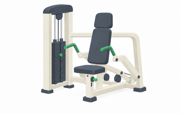 Seated dip machine