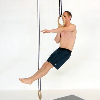 Top of one-arm-chinup hold