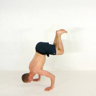 Bent-arm tuck press-to-handstand