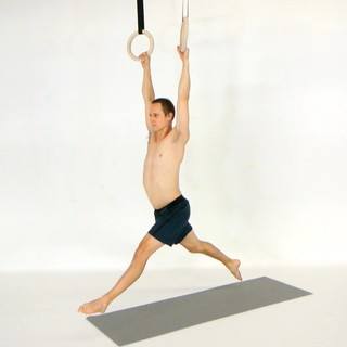 Hanging active splits