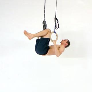 Advanced tuck front lever row