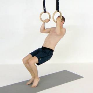 Assisted rings muscle-up