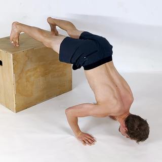 Decline pike pushup
