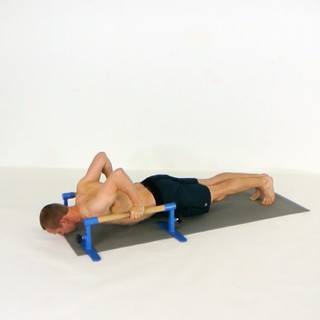 Deep pushup