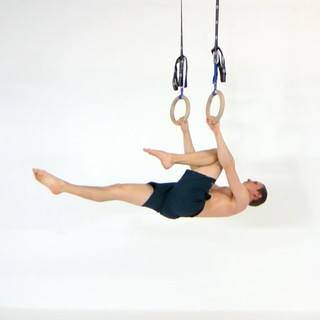 One-leg front lever