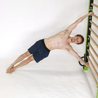 Gripping side plank