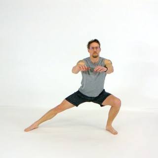 Half archer squat