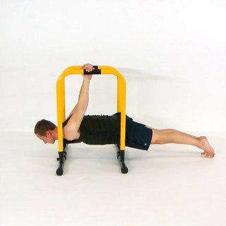 Hanging prone plank