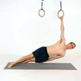 Hanging side plank